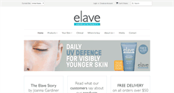 Desktop Screenshot of elaveskincareus.com